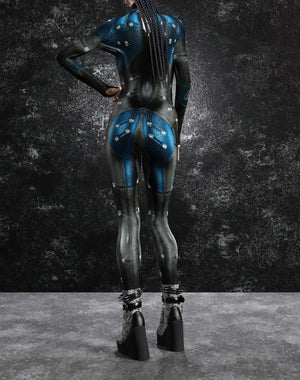 Cyberpunk Mechanical Armor Catsuit - 17
