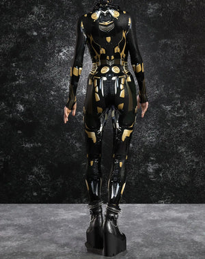 Cyberpunk Mechanical Armor Catsuit - 20