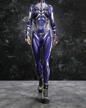 Cyberpunk Mechanical Armor Catsuit - 7