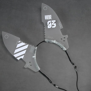 Cyberpunk Mechanical Armor Headband