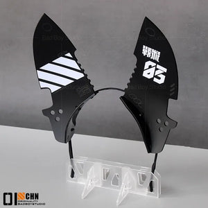 Cyberpunk Mechanical Armor Headband - black