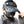 Cyberpunk Mechanical Visor Cap - product view on white background