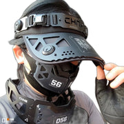 Gorra con visera mecánica Cyberpunk
