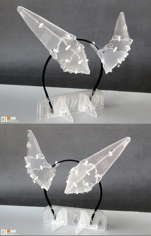 Cyberpunk Mechanical Wing Headband — women mechanical cyberpunk hair accessory