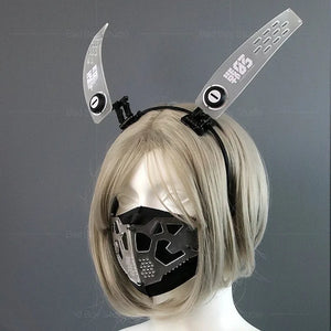 Cyberpunk Mechanical Wing Headband — women mechanical cyberpunk hair accessory