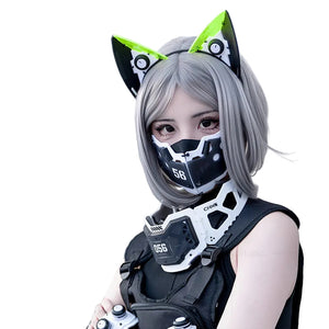 Cyberpunk asque gothique pour adulte, asque Techwear, accessoire de Cyberpunk asque gothique pour adulte, asque Techwear, accessoire de
