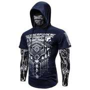 Cyberpunk Navy Thin Hoodie