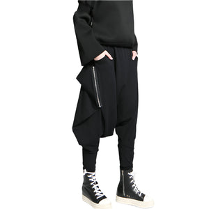 Cyberpunk Pants Elastic Waist