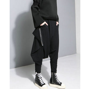 Cyberpunk Pants Elastic Waist