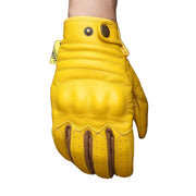 Guantes de cuero estilo ciberpunk