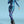 Cyberpunk Robot Cosplay Bodysuit - Teal Snake