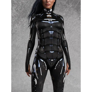 Cyberpunk Robot Cosplay Bodysuit - 2