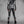 Cyberpunk Robot Cosplay Bodysuit - Black Chrome