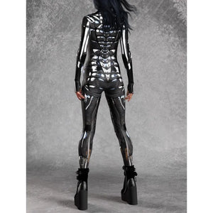 Cyberpunk Robot Cosplay Bodysuit - 6