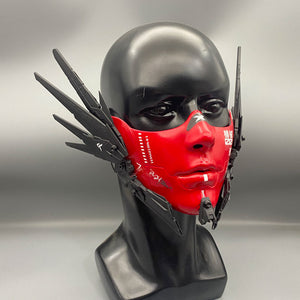 Masque Cyberpunk Blanc – L'Univers Masqué Masque Cyberpunk Blanc – L'Univers Masqué