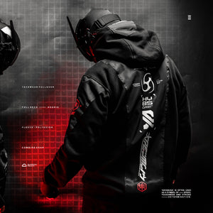 Cyberpunk samurai hoodie