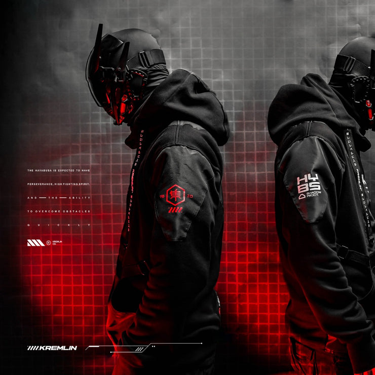 Black Cyberpunk Hoodie