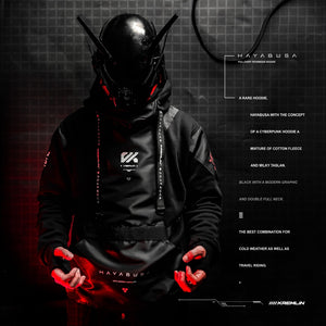 Cyberpunk samurai hoodie