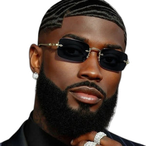 Cyberpunk Style Sunglasses - product view on white background