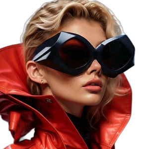 Cyberpunk Sunglasses Vintage - product view on white background