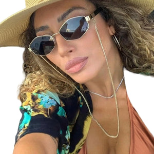 Cyberpunk Sunglasses With Chain