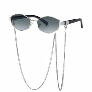 Cyberpunk Sunglasses With Chain