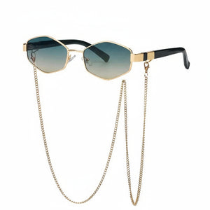 Cyberpunk Sunglasses With Chain