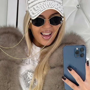 Cyberpunk Sunglasses With Chain