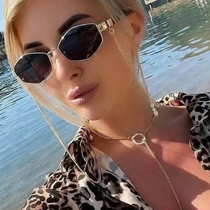 Cyberpunk Sunglasses With Chain