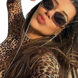 Cyberpunk Sunglasses With Chain