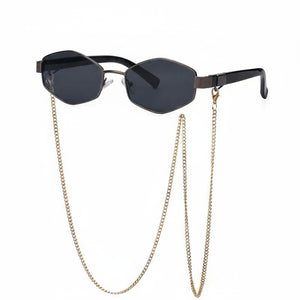 Cyberpunk Sunglasses With Chain