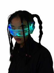 Cyberpunk Techwear LED Glasses