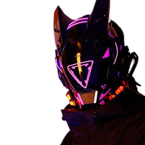 Cyberpunk Techwear Mask - product view on white background