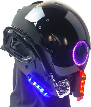 Cyberpunk Vision Helmet