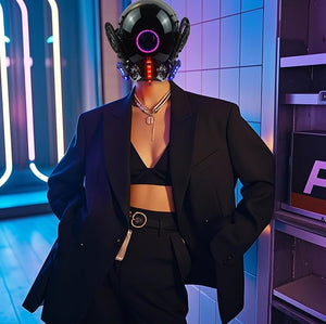Cyberpunk Vision Helmet