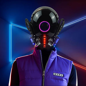 Cyberpunk Vision Helmet