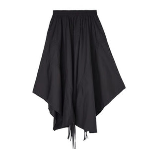 Dark Black Gothic Long Skirt