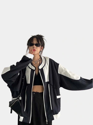 Dark Blue Techwear Jacket
