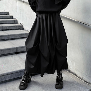 Dark Elegant Gothic Long Skirt