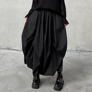 Dark Elegant Gothic Long Skirt
