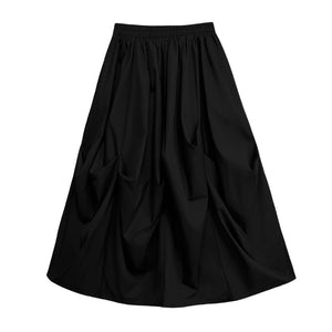 Dark Elegant Gothic Long Skirt