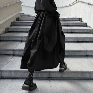 Dark Elegant Gothic Long Skirt