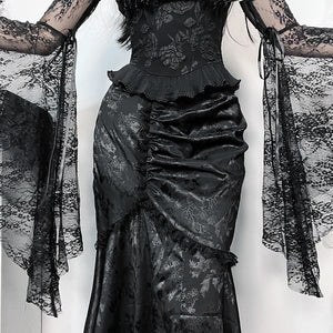 Dark Gothic Long Skirt