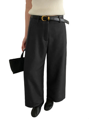 Dark Gray Baggy Suit Pants