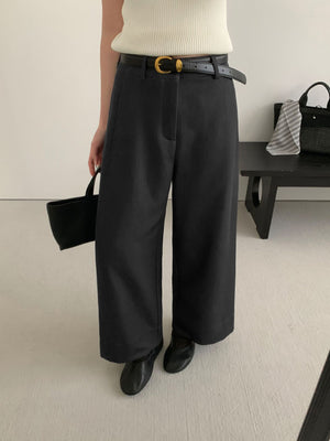 Dark Gray Baggy Suit Pants