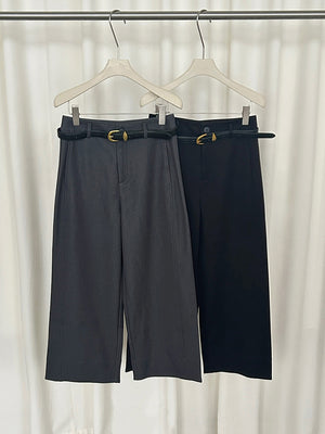 Dark Gray Baggy Suit Pants