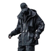 Dark Hooded Techwear Jacket