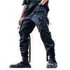 Dark Multi Pockets Cyberpunk Pants