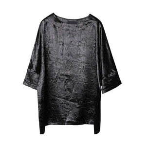 Dark Pattern Mens T Shirt in black — dark techwear streetwear, view 6 of 7