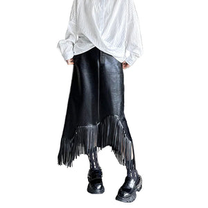 Dark Punk Black Goth Skirt